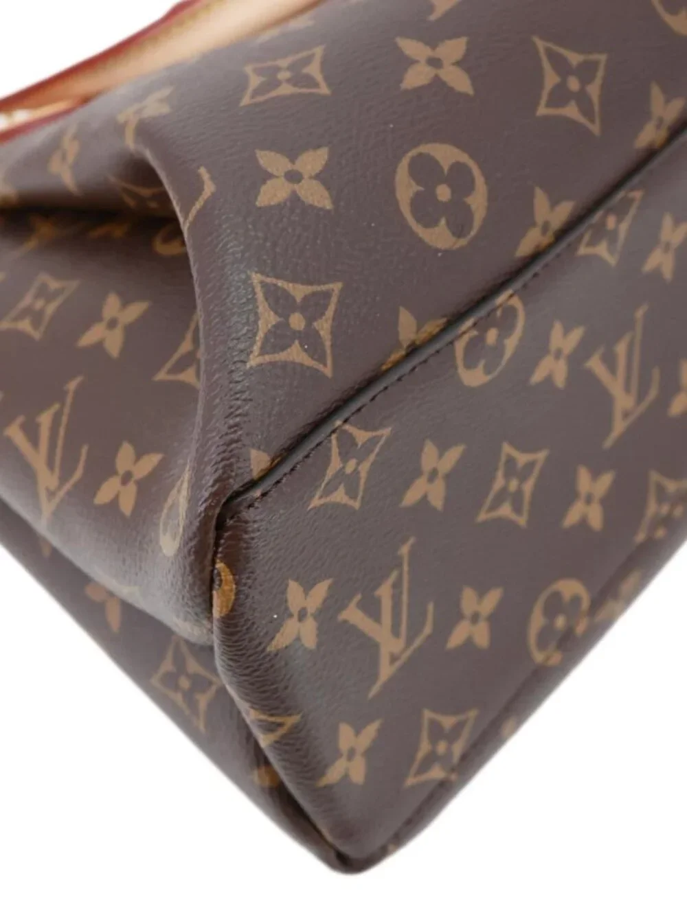 Louis Vuitton  Rivoli PM Monogram Canvas Satchel Bag Brown